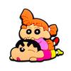 Crayon Shin-chan Croc Charms: 10 Styles, Soft Rubber PVC Shoe Accessories