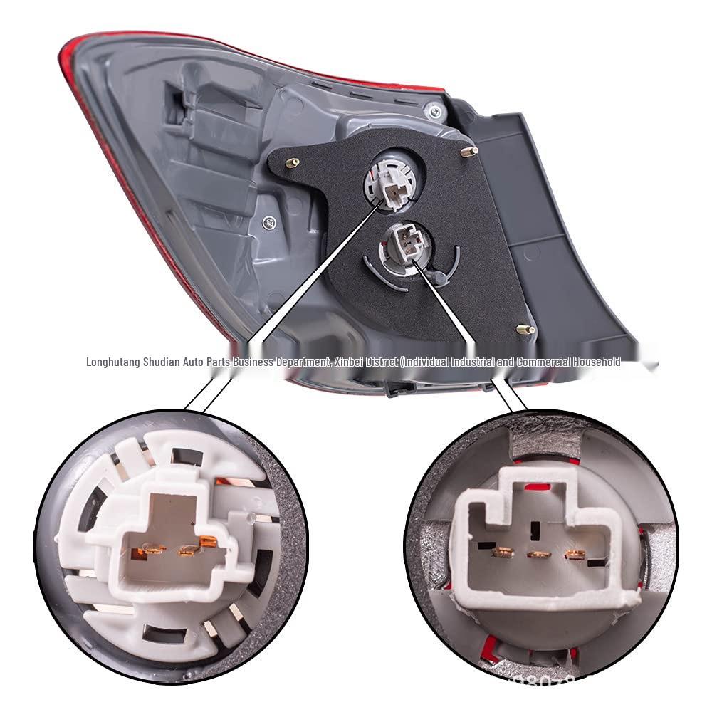 Compatible Taillight Brake Light for Toyota Corolla 2014-2016 (Elbow 81550-02750, 81560-0275)