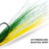 VIB Metal Jig Sinking Lure with Feather Hair Hook
