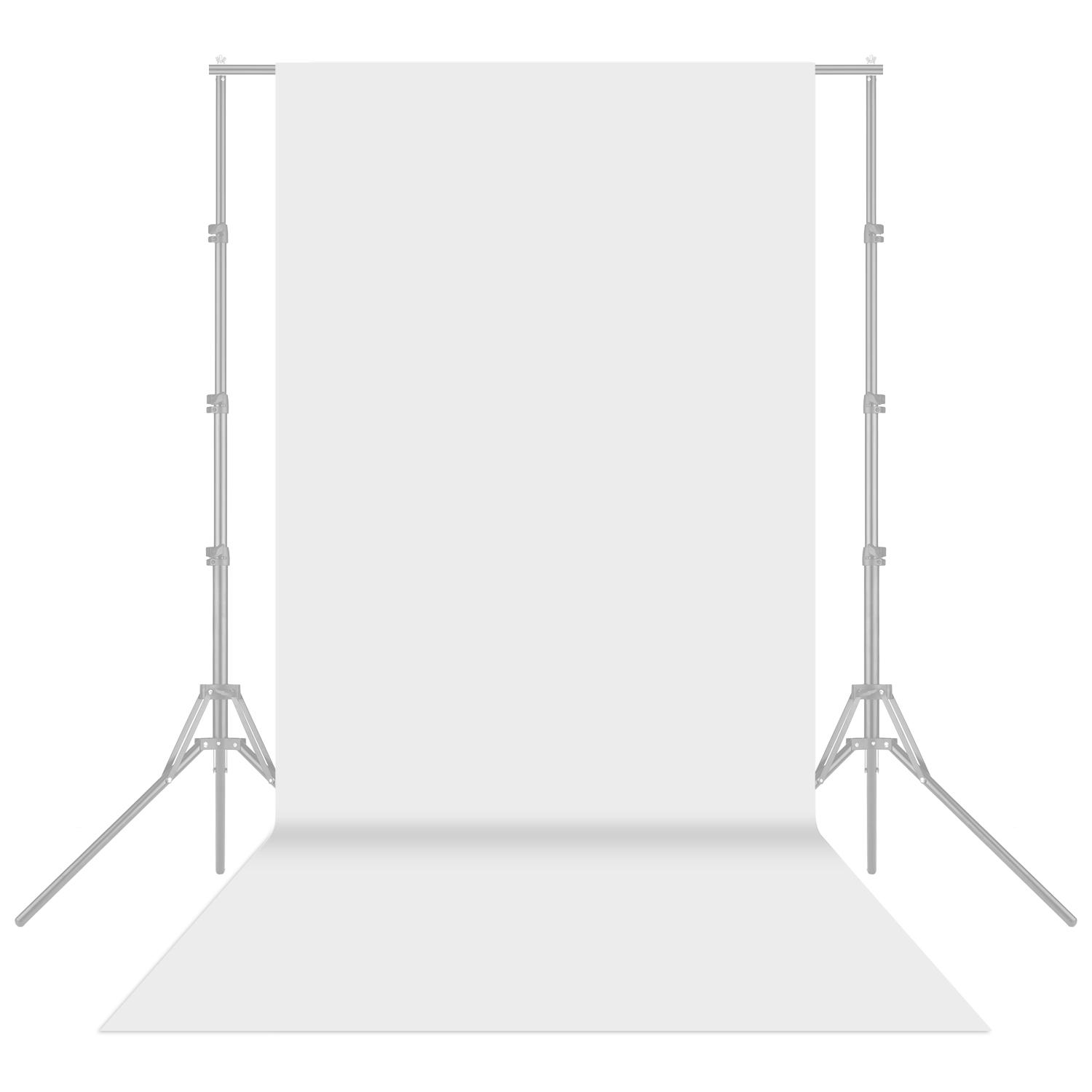 Cosyhome White 1.6X5m 5X16ft Photography Studio Non Woven Backdrop Background Screen Solid Color