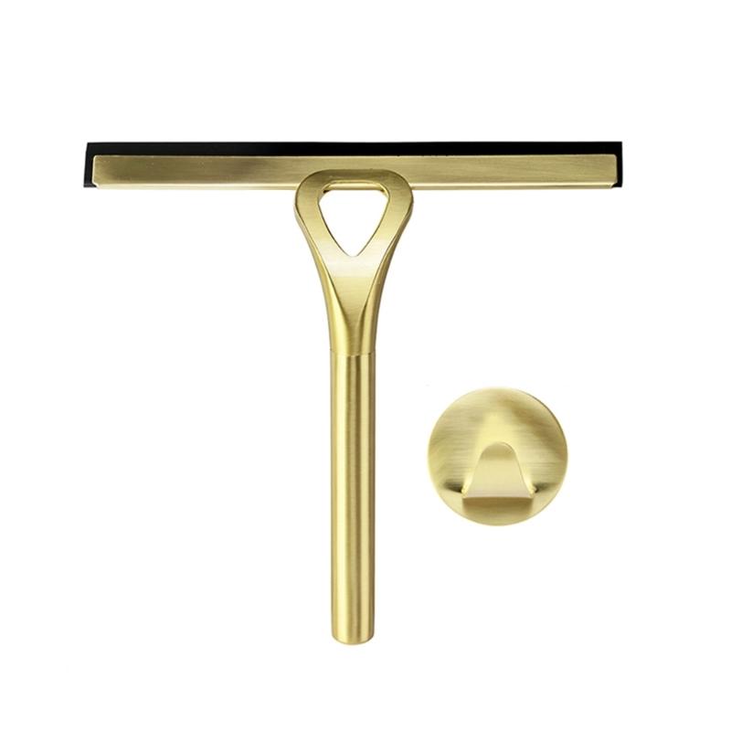 Mehrzweck Edelstahl Abzieher Schaber Kombi zur Reinigung auf Glasoberflächen in Badezimmer Küche Autofenster