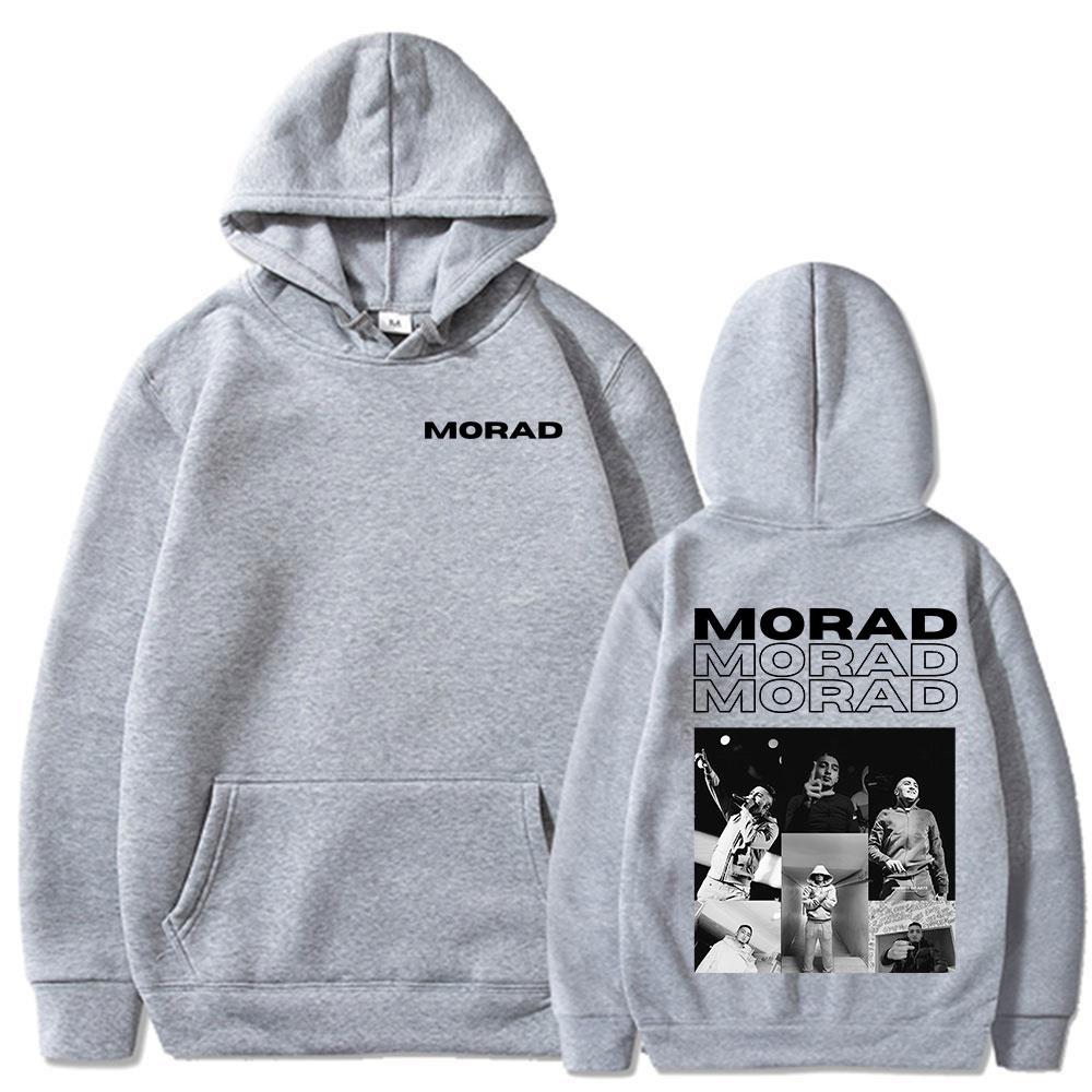 Rapper Morad MDLR Tour Album Hoodies Men's Women Clothing Hip Hop Fashion Hooded Sweatshirts Long Sleeve Pullovers Streetwear