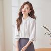 Women's Elegant Commuter Long-Sleeve Blouse