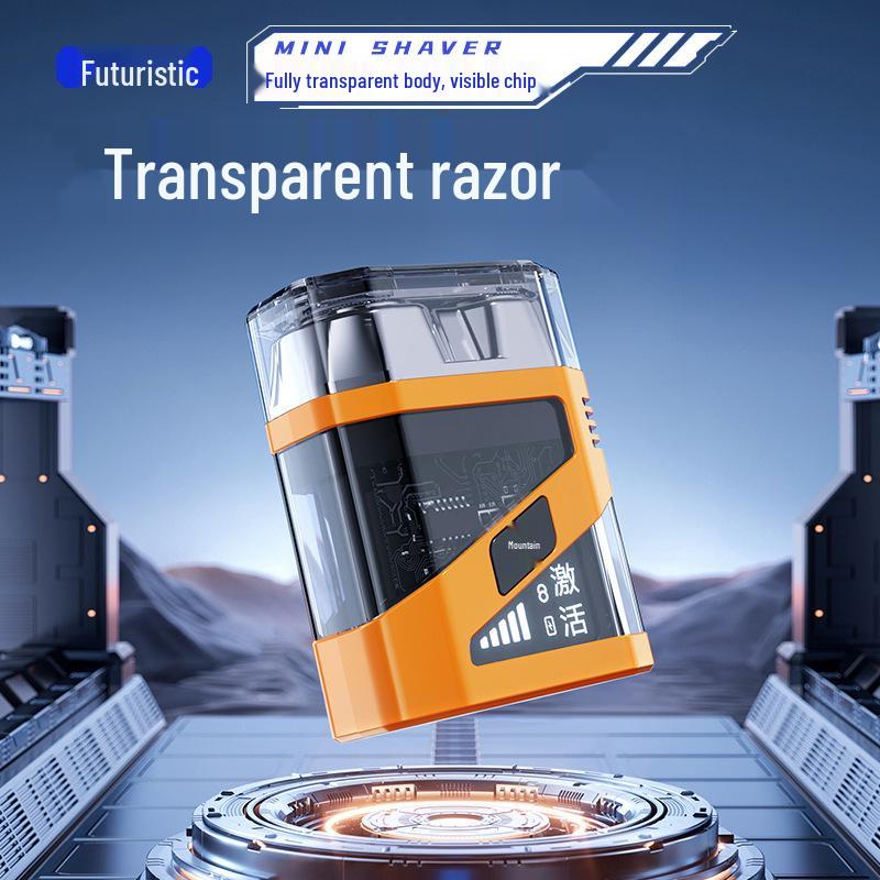 Mini Rechargeable Double-Head Waterproof Electric Shaver for Men - Portable Hair Remover for Travel
