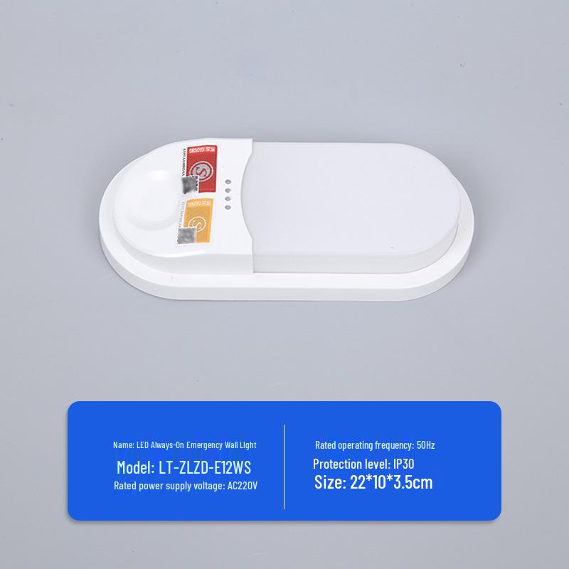 Waterproof LED Motion Sensor Emergency Light for Stairways and Garages