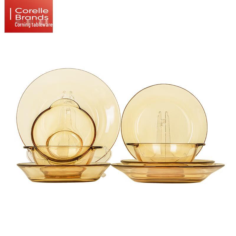 Corning VISIONS Jingyao Series 6-Piece Glass Dinnerware Set