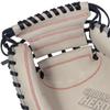 ZETT Ground Hero Youth Softball Gray x BJC762622 Catcher's Mitt, Right-Handed Throw, Black,