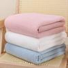 Coral Fleece Quick-Dry Large Bath Towel: Absorbent, Thickened Pineapple Grid Design for Beach, Swimming, or Beauty Salon.