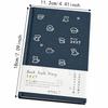 Hardcover 2027 Schedule Book Kitten/Puppy Illustration 2027 Agenda Book  Daily Planning