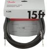 Fender Shielded Cable Professional Series Instrument Cable, Straight/Straight, 15', Black
