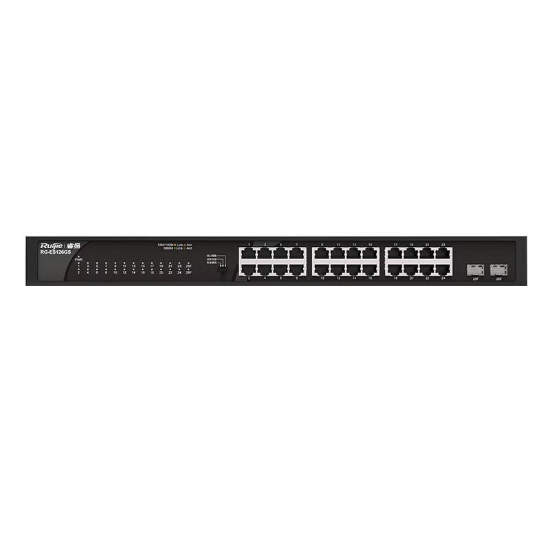 Ruijie 24-Port Gigabit Unmanaged Rackmount Switch with 2 SFP Ports