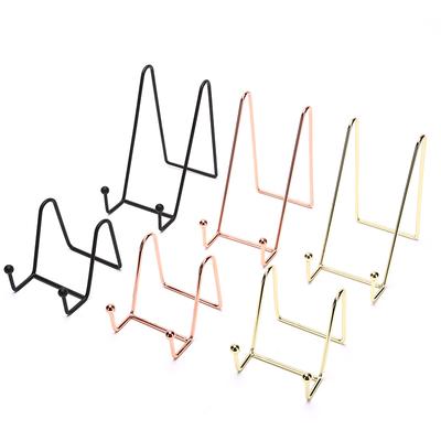 Plate Display Stand Picture Easel Metal Plate Stands Holder Display