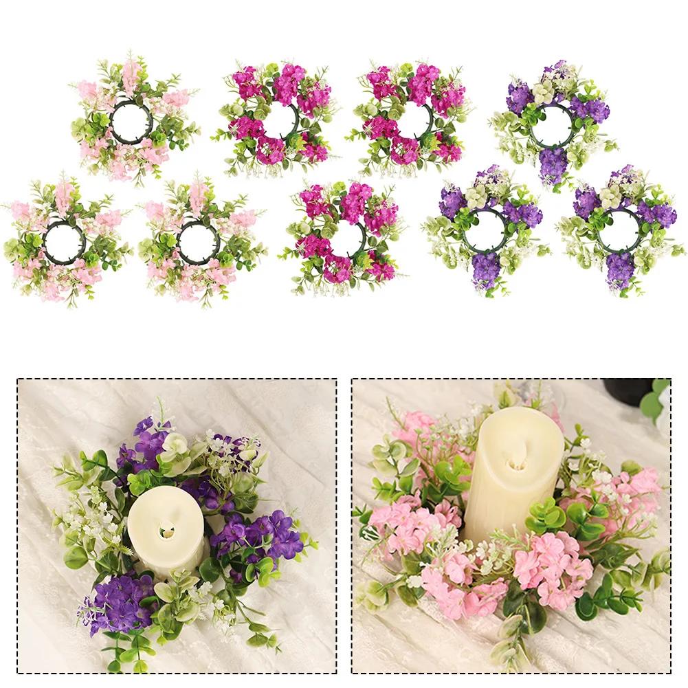 Eukalyptus Kranz Künstliche Blumen Girlande Bastelprojekte Eleganter Stil Natürliche Ästhetik Künstliche Blumen Kerzen Girlande 25cm