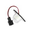 1/2X LED License Plate Lights Assembly for Honda Crv Fit Odyssey Jazz Hrv Frv CR-V Stream 12V SMD Number Lamp Xenon White 6000k License Plate Lights