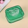 Women's Fashion Portable Sequin Love Heart Cosmetic Bag Zipper Pouch Cute Travel Toiletries Storage Bag