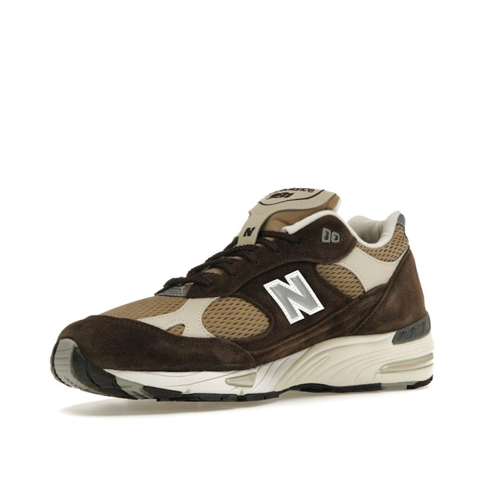 New Balance 991 Made in England Finale Pack - Delicioso Men Sneakers Brown Silver-Mink Oyster-Grey M991BGC