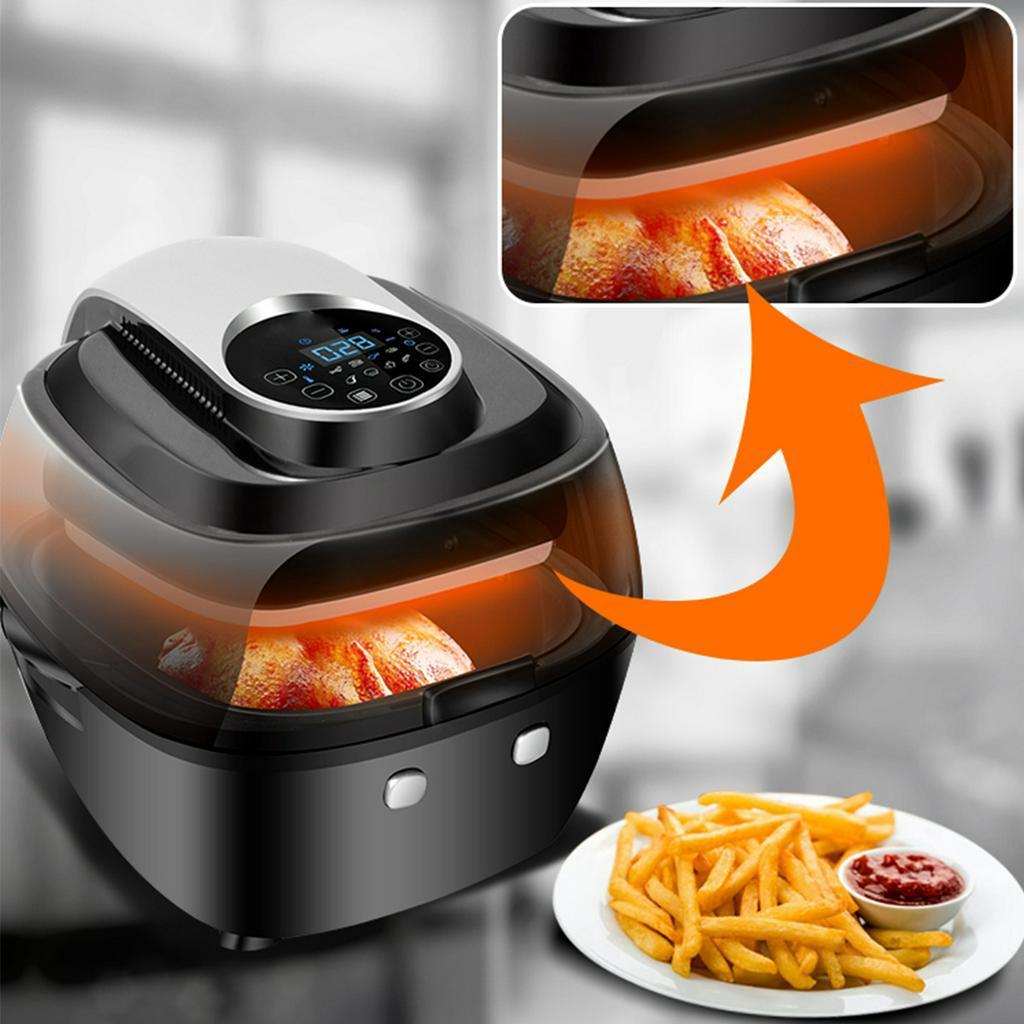 220V 6L Health Fryer Cooker Smart Touch LCD Airfryer Pizza Oil free Air Fryer 1500W Multi function Smart Fryer for French fries