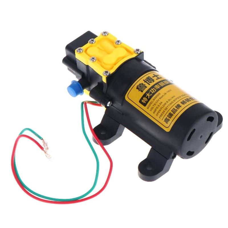 12V Electric Diaphragm Water Pump High Pressure Self Priming Sprayer Pump For Agricultural Irrigation Garden Watering