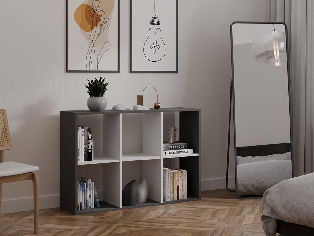 Malax 2X3 Anthracite White Shelf