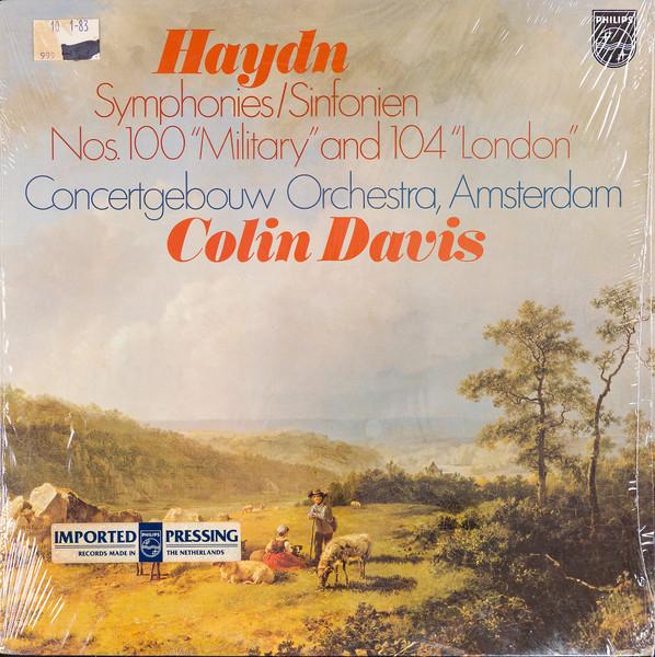 

LP Record HAYDN CONCERTGEBOUW ORCHESTRA AMS Symphonies Nos. 100 military And 9500510 PHILIPS 1978 Netherland Classical Used