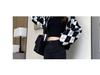 2023 Summer High Waist Black Slit Straight-Leg Petite Jeans