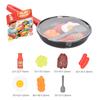 Kids Simulation Food Cooking Game Pretend Kitchen Toys Girls Play House Party Activity Games Pizza Pan Dessert Cake Hamburg Set