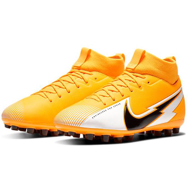 Nike Mercurial Superfly 7 Slip Resistant Cushioning Abrasion Resistant Mid Top Kids' Soccer Shoes Kids' BQ5405-801