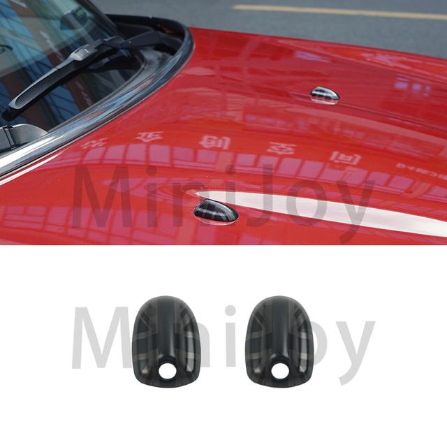 Union Jack Car Wiper Water Spray Nozzle Covers For MINI Cooper S One Countryman Clubman F54 F55 F57 F56 F60 Auto-Accessories