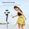 Bluetooth Selfie Stick with Integrated Fill Light & Remote, Multifunctional Tripod for Live Streaming