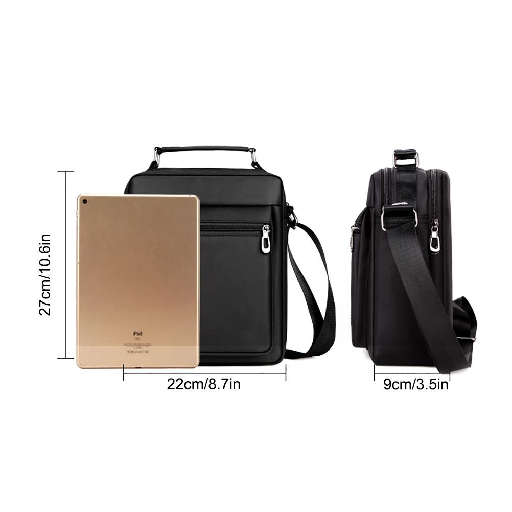 Men s Shoulder Bag Business Messenger Bag Oxford Zipper Bag for Men