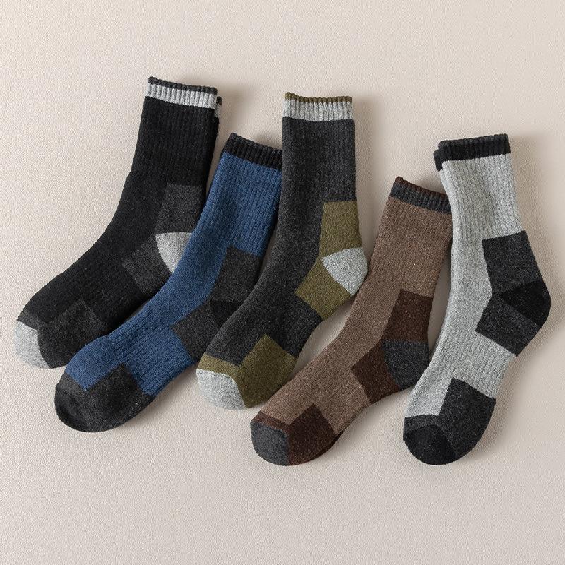 Winter Merino Wool Socks Thickened Warm Moisture Wicking Hiking Socks Men Women Thermal Breathable Durable Cycling Socks