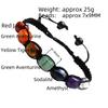 Fashion Irregular Black Hematite 7*9mm Natural Crystal Beads Chakra Healing Yoga Woven Adjustable Bracelets for Women Men Girls
