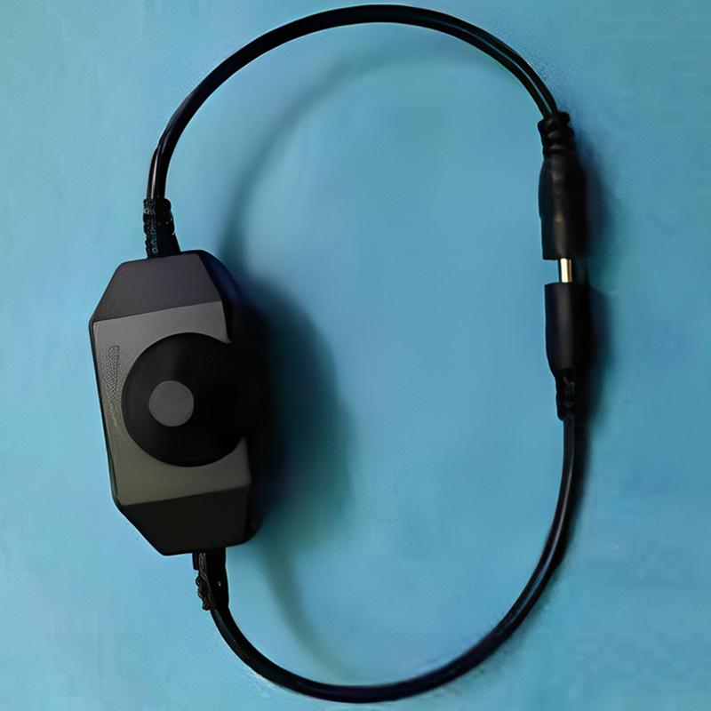 

Светодиодный линейный регулятор лампы с ручкой регулировки яркости Одиночный уличный фонарь с переключателем плавной регулировки 12В-24В чёрный