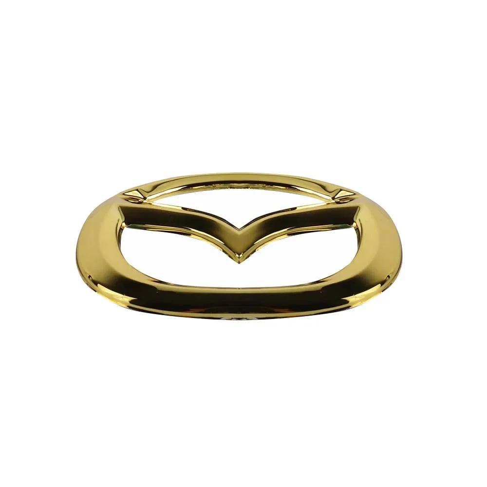 

2025 Hot 3D Car Styling Steer Wheel Emblem Sticker Auto Interior Emblem Accessories for Mazda CX30 MX-5 2 5 CX-3 GJ GL CX-8 MS R for mazda золотой