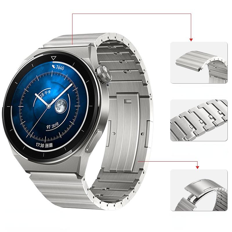 22mm Titanium Strap For Huawei Watch 6 GT4-5-6 Pro 46mm Fashion Lightweight Metal Bracelet For Amazfit GTR 4 3/Balance 2/Bip 6 5