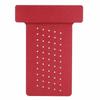 T-square, T-ruler, direct marking, aluminum, high-precision carpenter's marking tool, right-angle gauge, measurement tool (red)