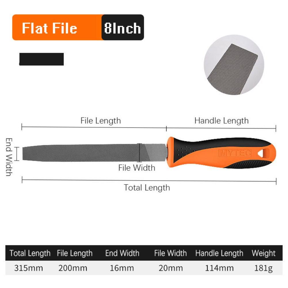 6/8 Inch Steel Files Steel Hand File Durable Saw File