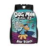 Dog Man Cartoon Teenage Backpack Outdoor Student Business  Daypack for Men Women College Canvas Bags