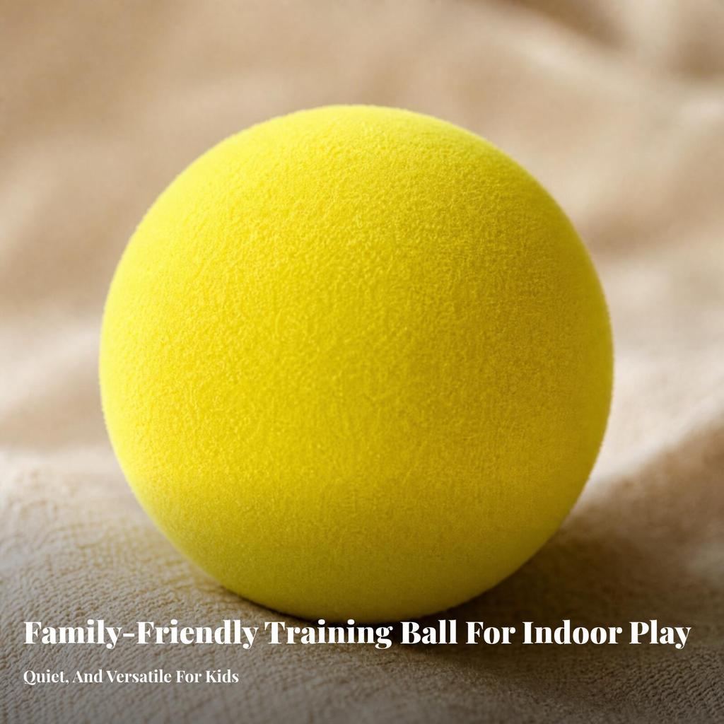 Foam Training Ball No-Noise Sponge Non-Inflatable for Beginners