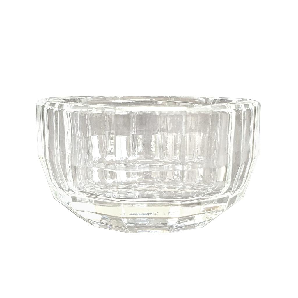 Crown Incense Burner, 2.5 inches, Clear Crystal, Stylish and Modern Buddhist Altar Accessories