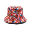 Cotton Double-Sided Fisherman'S Hat Children'S Spring And Summer Trendy Men'S Versatile Printed Sun Hat Outdoor Street Basin Hat