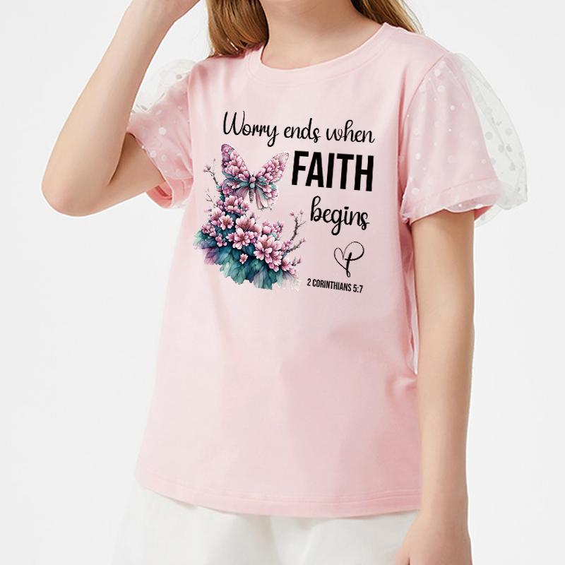 Iron On Patches Flower Butterfly Faith Washable Garment Accessory New Diy Heat Transfer Thermal Patches Clothing Hot