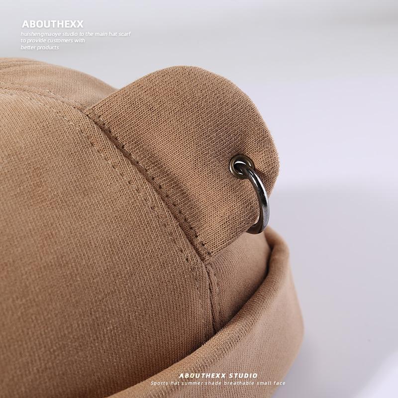 Cute Cat Ears Melon Skin Hat for Women Japanese Street Ring Yuppie Hat Spring and Autumn Versatile Landlord Hat