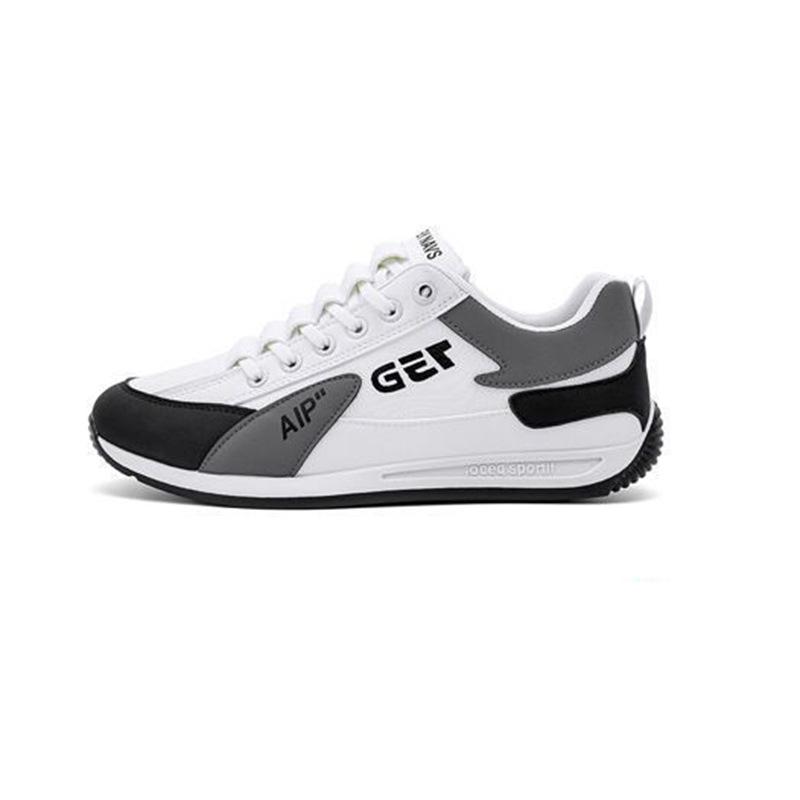 Jarní a podzimní pánské volnočasové boty sportovní boty na jednu pedál Forrest Gump boty trendy všestranné malé bílé boty studentské běžecké boty