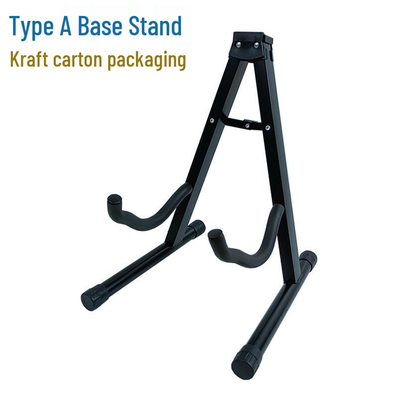 A-Frame Metal Folding Guitar Stand for Classical & Acoustic Guitars 1 per box, 10 per carton чёрный