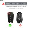 TPU Car Folding Key Case Cover Shell For Peugeot 208 308 408 508 2008 3008 4008 5008 For Citroen C3 C4 CACTUS C6 C8 Accessories
