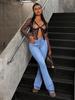 2026 Trendy High-Waist Stretchy Micro-Flare Jeans for Women