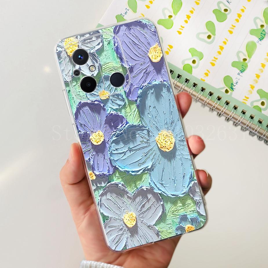 Für Xiaomi Redmi 12C Hülle Neue Mode Bemalte Abdeckung Silikon Weiches TPU Fundas Für Xiaomi Redmi 12C 12 C Redmi12C Handyhülle Coque