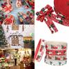 DIY Wreath Christmas Ribbon 5CM 6.3CM 2M Christmas Gift Packing Wrapping  Party