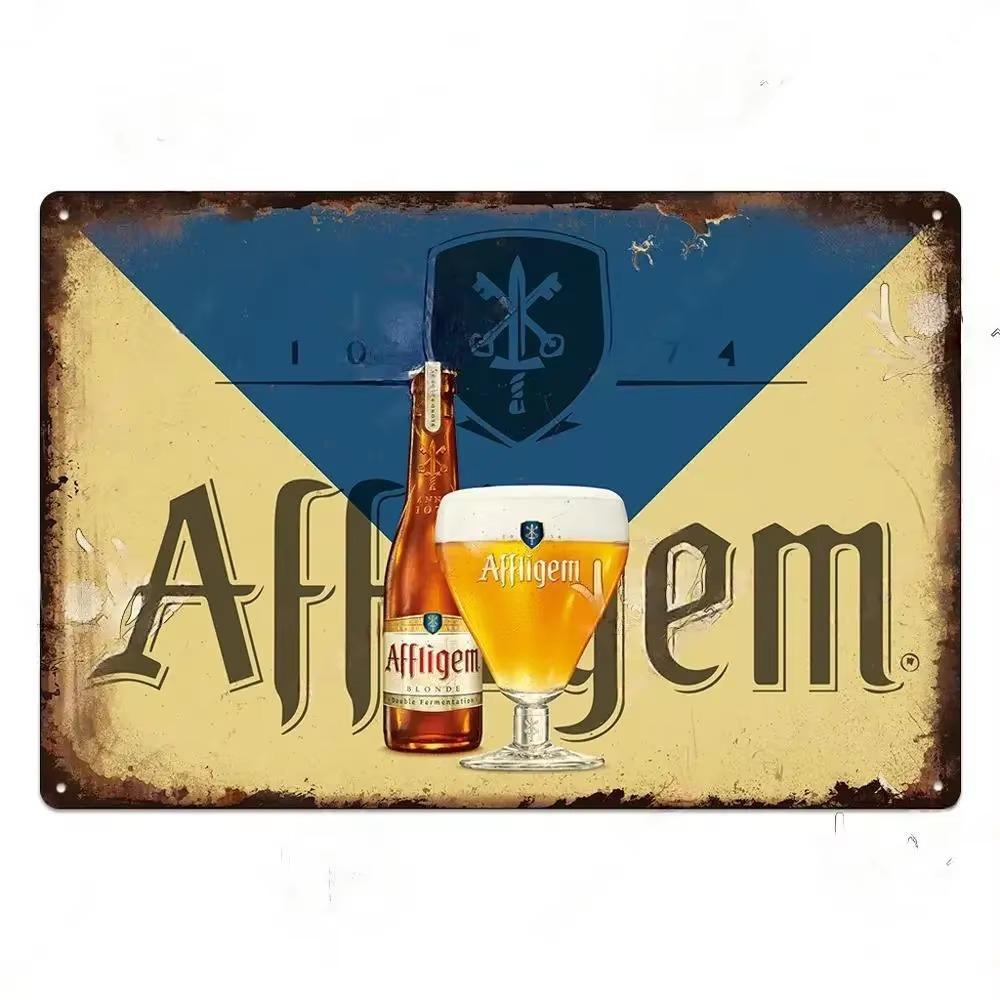 Plechová cedule Značka piva Kovová cedule Dekorativní nástěnná cedule pro hospodu Kuchyň Bar Klub Vintage Retro styl Domácí dekorace